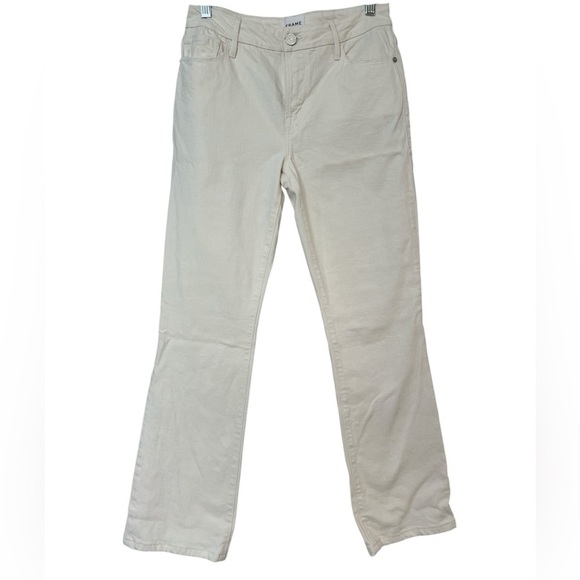 Frame Denim Denim - Frame Ivory Jeans Size 28 Le Mini Boot